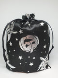 Handmade Black & Silver Colour Foil Halloween Print Trick or Treat / Gift Bag