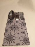 Handmade Fabric Christmas Cutlery Holder / Pouch Tableware