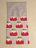 Handmade Fabric Christmas Cutlery Holder / Pouch Tableware