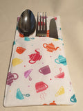 Handmade Fabric Cutlery Holder / Pouch Tableware