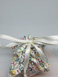 C1048 - Handmade Chocolate Orange / Bath Bomb Fabric Gift Pouch / Cover