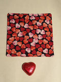 Couples Set of Handmade Valentine's / St. Dwynwen's Fabric Tableware