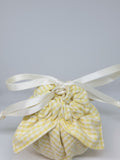 C1064 - Handmade Chocolate Orange / Bath Bomb Fabric Gift Pouch / Cover