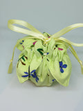 C1067 - Handmade Chocolate Orange / Bath Bomb Fabric Gift Pouch / Cover