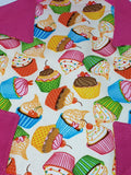 C1080 - Handmade Chocolate Orange / Bath Bomb Fabric Gift Pouch / Cover
