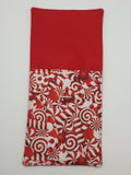 Handmade Christmas Candy Cane Fabric Tableware