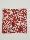 Handmade Christmas Candy Cane Fabric Tableware