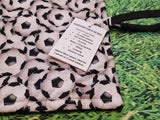 Football Print Handmade Waterproof Base Sit Mat - Great for Picnics