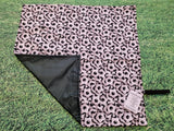 Football Print Handmade Waterproof Base Sit Mat - Great for Picnics