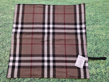 Brown Tartan Handmade Waterproof Base Sit Mat - Great for Picnics