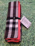 Brown Tartan Handmade Waterproof Base Sit Mat - Great for Picnics