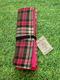 Pink Tartan Handmade Waterproof Base Sit Mat - Great for Picnics