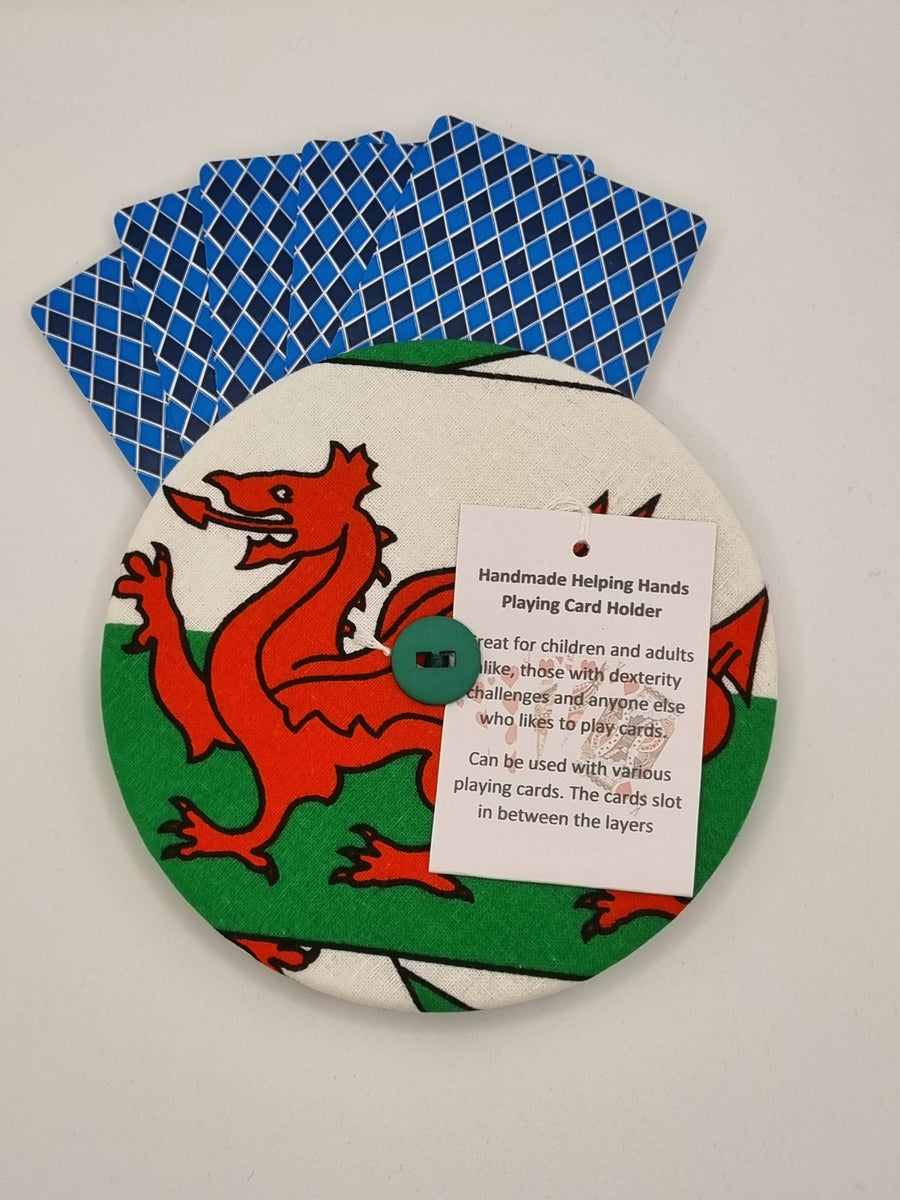 Ddraig Goch / Red Dragon Welsh Flag Print Handmade Helping Hand Playin –  Sarah Claire Crafts