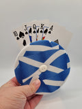 Scotland Scottish Saltire Flag Football Print Handmade Helping Hand Playing Card Holder