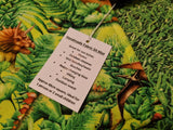 Green Dinosaur Print Handmade Waterproof Base Sit Mat - Great for Picnics