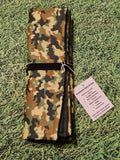 Khaki Camouflage Print Handmade Waterproof Base Sit Mat - Great for Picnics