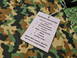 Khaki Camouflage Print Handmade Waterproof Base Sit Mat - Great for Picnics