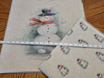 Christmas Snowman Snowperson Cotton Rich Fabric Bundle