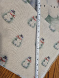 Christmas Snowman Snowperson Cotton Rich Fabric Bundle