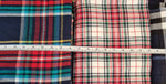 Job Lot 100% Brushed Cotton Tartan Fabric Bundle