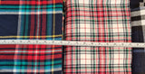 Job Lot 100% Brushed Cotton Tartan Fabric Bundle