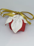 C1002 - Handmade Chocolate Orange / Bath Bomb Fabric Gift Pouch / Cover