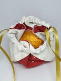 C1002 - Handmade Chocolate Orange / Bath Bomb Fabric Gift Pouch / Cover