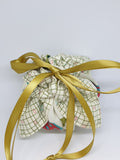 C1006 - Handmade Chocolate Orange / Bath Bomb Fabric Gift Pouch / Cover