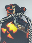 Handmade Halloween Trick or Treat / Gift Bag with Striped Cord