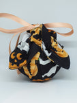 C1018 - Handmade Chocolate Orange / Bath Bomb Fabric Gift Pouch / Cover