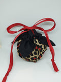 C1033 - Handmade Chocolate Orange / Bath Bomb Fabric Gift Pouch / Cover