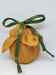 C1029 - Handmade Chocolate Orange / Bath Bomb Fabric Gift Pouch / Cover