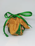 C1028 - Handmade Chocolate Orange / Bath Bomb Fabric Gift Pouch / Cover