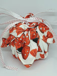 C1041 - Handmade Chocolate Orange / Bath Bomb Fabric Gift Pouch / Cover