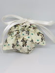 C1043 - Handmade Chocolate Orange / Bath Bomb Fabric Gift Pouch / Cover