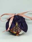 C1045 - Handmade Chocolate Orange / Bath Bomb Fabric Gift Pouch / Cover