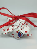 C1051 - Handmade Chocolate Orange / Bath Bomb Fabric Gift Pouch / Cover