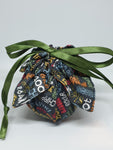 C1049 - Handmade Chocolate Orange / Bath Bomb Fabric Gift Pouch / Cover