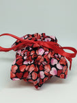 C1058 - Handmade Chocolate Orange / Bath Bomb Fabric Gift Pouch / Cover