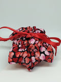 C1058 - Handmade Chocolate Orange / Bath Bomb Fabric Gift Pouch / Cover