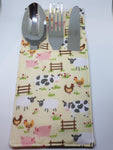 Handmade Easter Fabric Cutlery Holder / Pouch Tableware