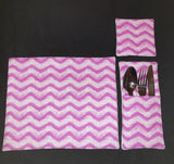 Handmade Bright Colour Fabric Tableware - Coaster, Cutlery holder, Placemat