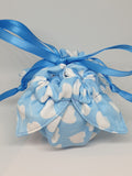 C1066 - Handmade Chocolate Orange / Bath Bomb Fabric Gift Pouch / Cover