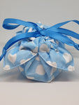 C1066 - Handmade Chocolate Orange / Bath Bomb Fabric Gift Pouch / Cover