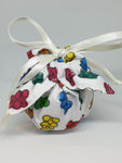 C1069 - Handmade Chocolate Orange / Bath Bomb Fabric Gift Pouch / Cover