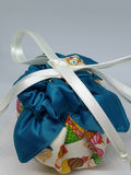 C1079 - Handmade Chocolate Orange / Bath Bomb Fabric Gift Pouch / Cover