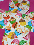 C1080 - Handmade Chocolate Orange / Bath Bomb Fabric Gift Pouch / Cover