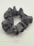 S1022 - Purple / Blue / Green Mixed Colour Handmade Fabric Hair Scrunchies