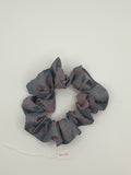 S1022 - Purple / Blue / Green Mixed Colour Handmade Fabric Hair Scrunchies