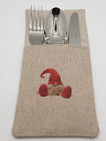 Handmade Christmas Gonk / Elf / Gnome Fabric Tableware